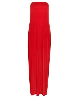 STAUD Strapless Gown - Rood