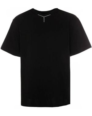 Y. Project Chrome logo v-neck t-shirt - Schwarz