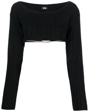 Gcds Long Sleeve Tops - Black