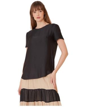 Manila Grace Blouses - Negro