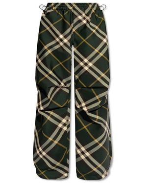 Burberry Wide Trousers - Green