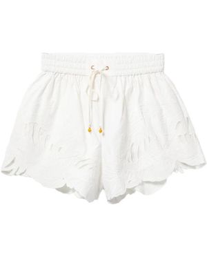 Zimmermann Mahon Geborduurde Short - Wit