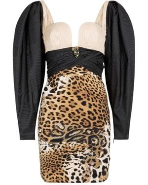 Roberto Cavalli Party Dresses - Black