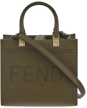 Fendi Tote Bags - Verde