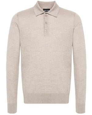 Giorgio Armani Round-Neck Knitwear - White