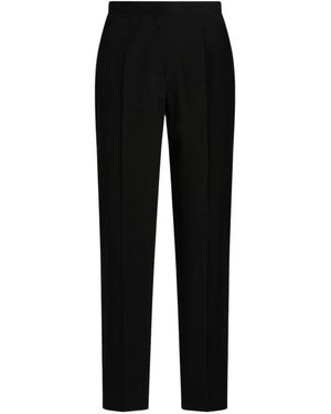 Kiton Broeken ,Zwart ,Wol Tailored Wollen Broek