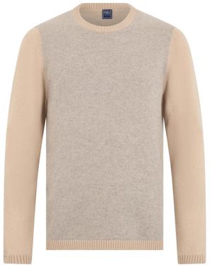 Fedeli Round-Neck Knitwear - Grey