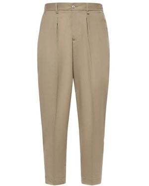 Giuliano Galiano Suit Trousers - Natural