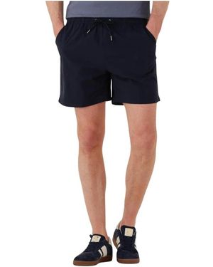 Profuomo Marineblau Swimshort Solid Strandbekleidung