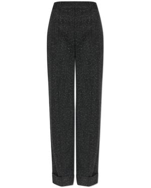 McQueen Wide Trousers - Negro