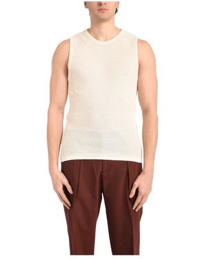 Daniele Alessandrini Sleeveless Jumpers - Natural