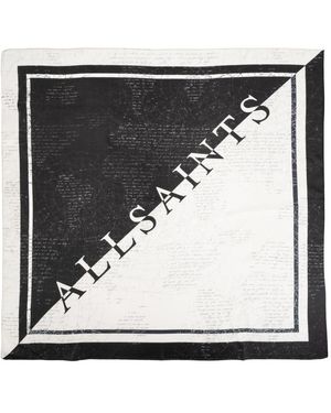 AllSaints Silky Scarves - Negro