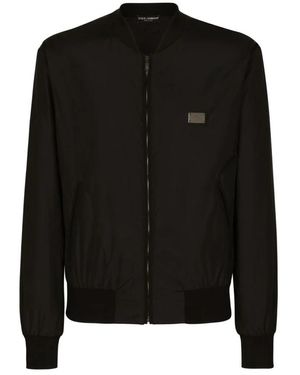 Dolce & Gabbana Bomber Jackets - Negro