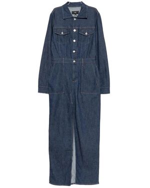 7 For All Mankind Jumpsuit - Blau