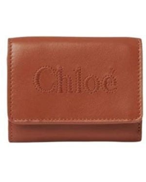 Chloé Kleines Dreifach-Portemonnaie - Braun