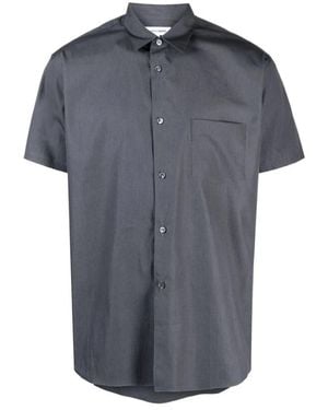 Comme des Garçons Short Sleeve Shirts - Blue