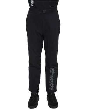 Napapijri Straight Trousers - Black