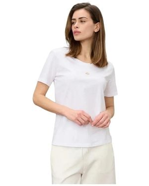 Blauer T-Shirts - Blanco