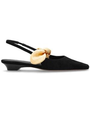 Neous Uba Schuhe Mit Abnehmbarer Schleife - Schwarz