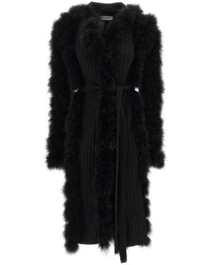 The Attico Faux Fur & Shearling Jackets - Negro