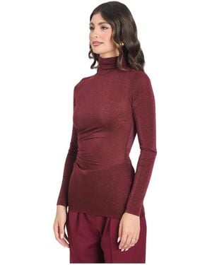 SIMONA CORSELLINI Long Sleeve Tops - Rosso