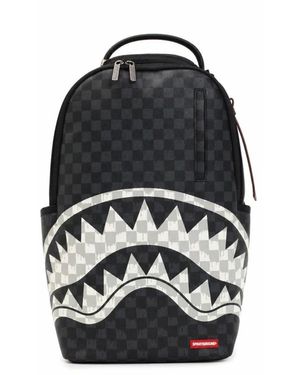 Sprayground Drip Check Shark Rucksack - Schwarz