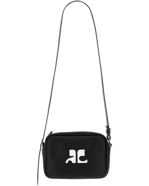 Courreges Reedition Kameratasche - Schwarz