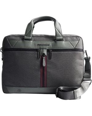 Piquadro Trakai Grün Arbeits Tasche - Schwarz