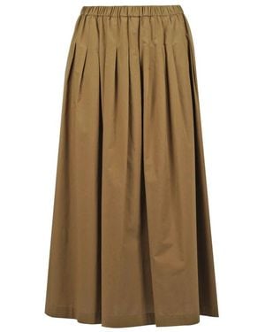 Ottod'Ame Midi Skirts - Natural