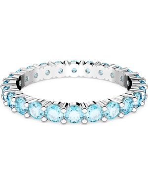 Swarovski Matrix Ring - Blauw