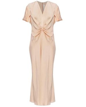 Victoria Beckham Midi Dresses - Neutro