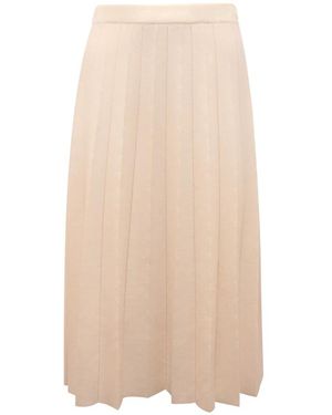D.exterior Midi Skirts - Neutro