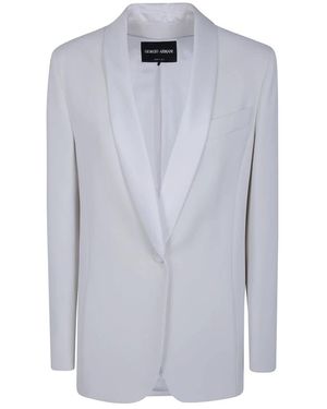 Giorgio Armani Jassen ,Wit ,Blazers - Blauw