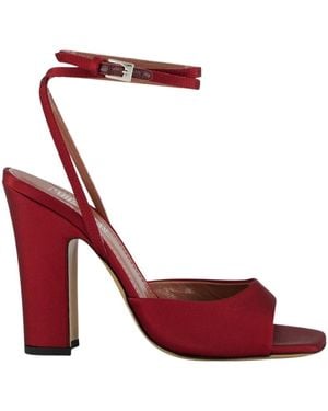 Paris Texas High Heel Sandals - Red