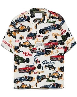 Sacai Short Sleeve Shirts - Multicolour