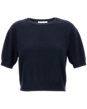 Lisa Yang Round-Neck Knitwear - Blue