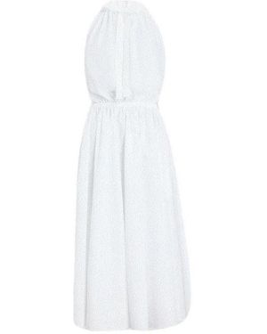 Patou Gg Midi Jurk - Wit