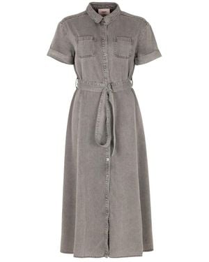 Freebird by Steven Shirt Dresses - Grey