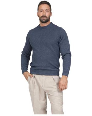 Mauro Ottaviani Round-Neck Knitwear - Bleu