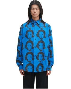 Wales Bonner Selah Shirt - Blau