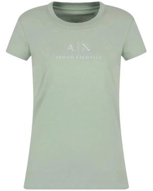 ARMANI EXCHANGE T-Shirts - Green
