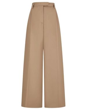 Thelatest Wide Trousers - Natural