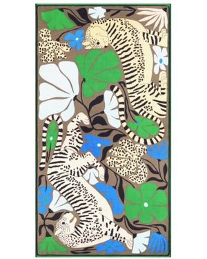 Inoui Edition Accessoires ,Veelkleurig ,Wol Panteo Sjaal - Groen