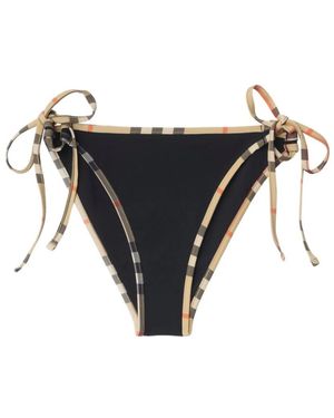 Burberry Badmode ,Zwart ,Check Bikini Broekje