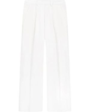 PT01 Broeken ,Wit ,Leer Pt 0W Broeken