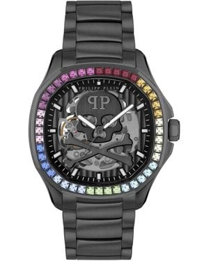 Philipp Plein Skeleton Watch - Metallic