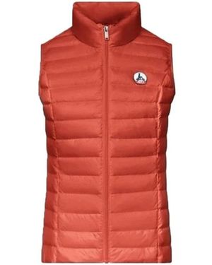 J.O.T.T Jassen ,Oranje ,Leer Zijden Vest - Rood