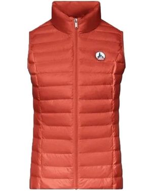 J.O.T.T Jassen ,Oranje ,Leer Zijden Vest - Rood