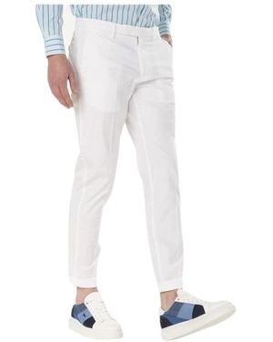 Harmont & Blaine Slim-Fit Trousers - White