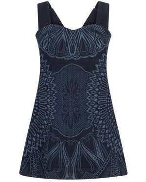Alberta Ferretti Short Dresses - Blue